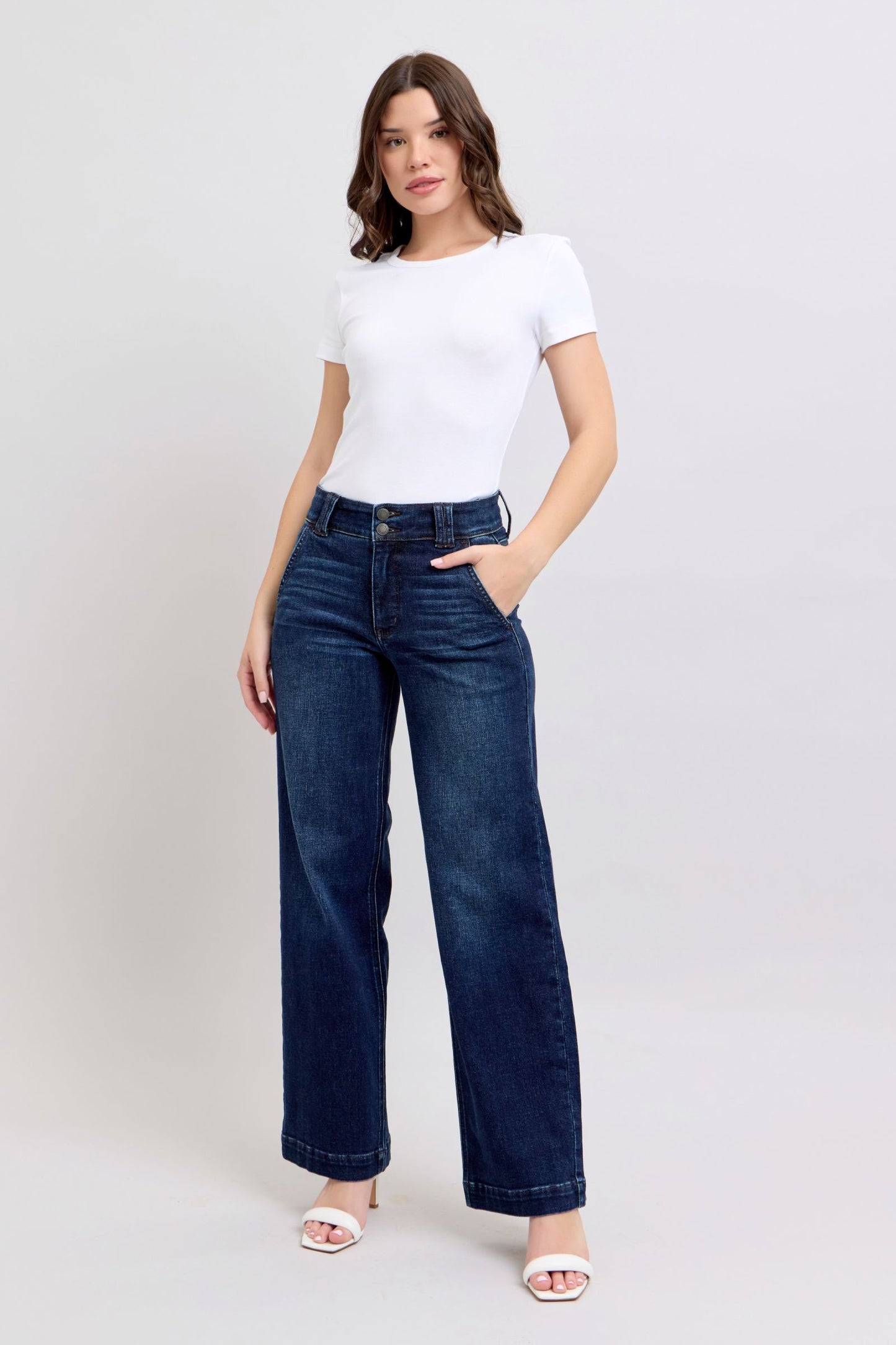 HW Wide Leg Jeans