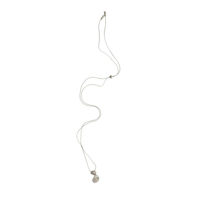 Curled Infinity Pendant Necklace