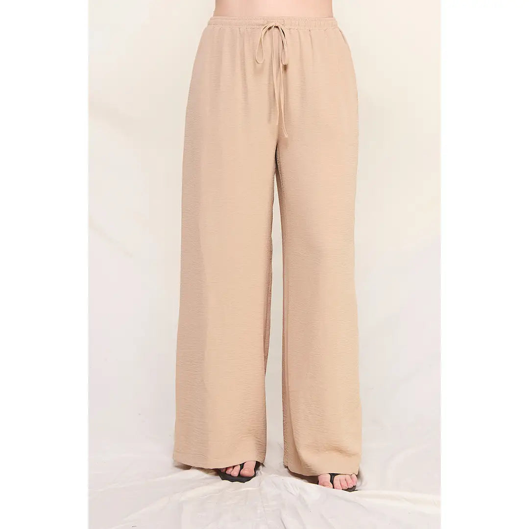 Plus Airy Drawstring Pants