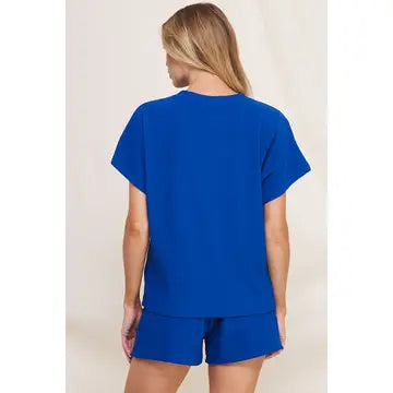 Easy Textured Knit Top