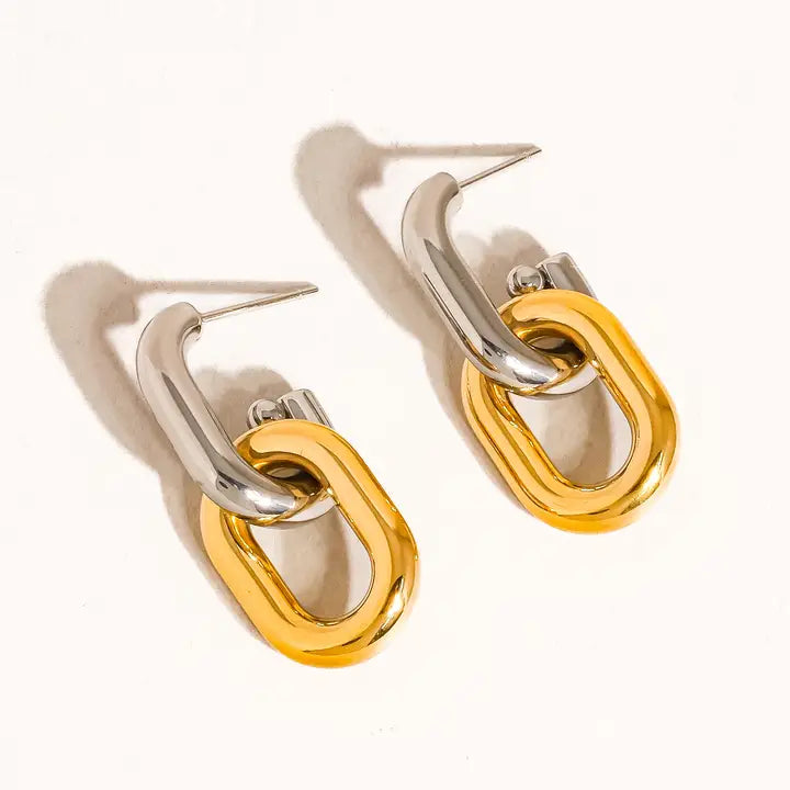 Jaxon Double Chin Earring