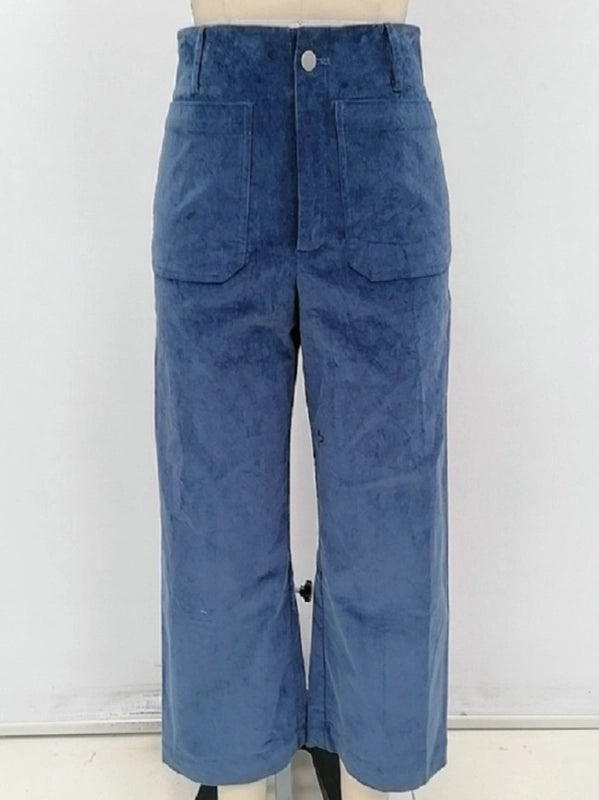 4Way Stretch Corduroy Crop Pants