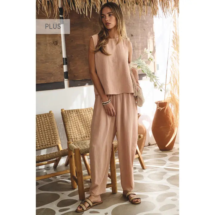 Slvlss Knit top w/ Elastic pants