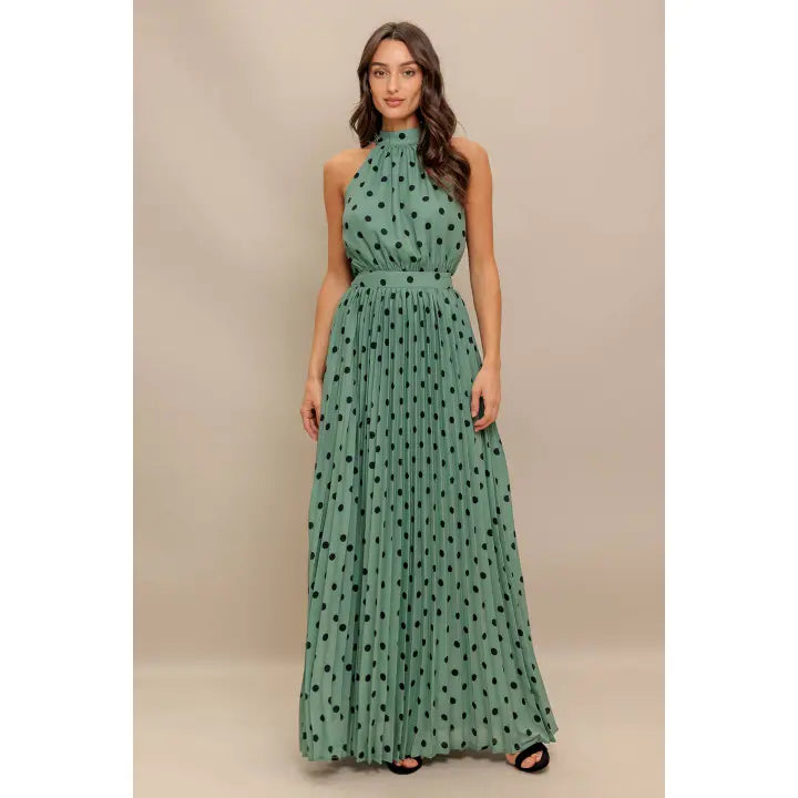 Printed Woven Maxi Dress