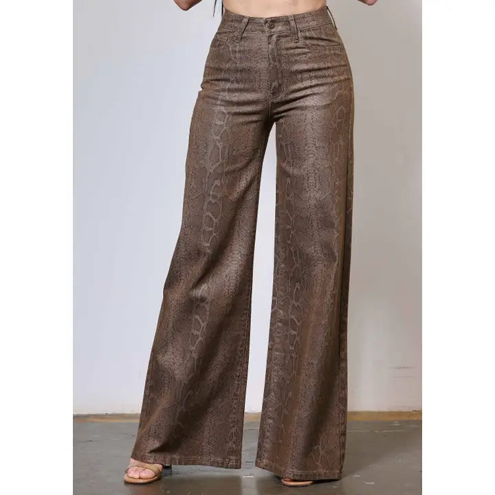 Python Print Wide Leg Jeans