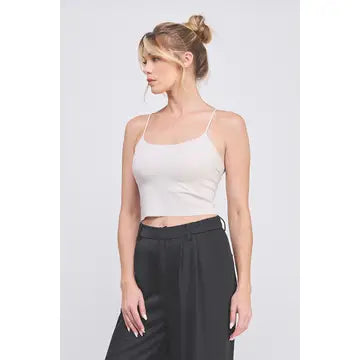 Smooth Rib Bralette Tank