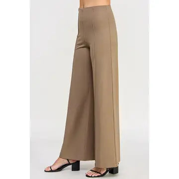 High Waist Contour Wide Leg Pant