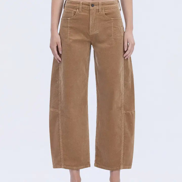 HR Corduroy Barrel Jeans