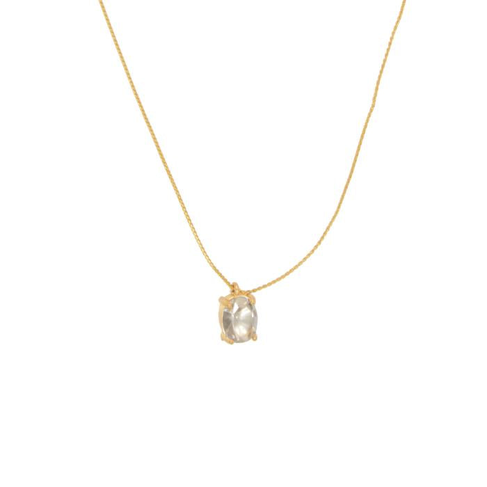 Solitaire Crystal Necklace