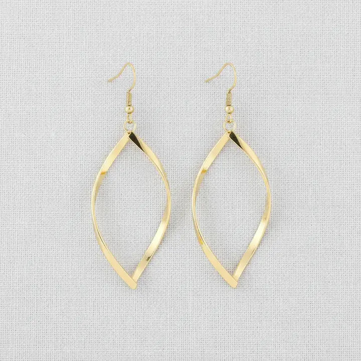 Twisted Geometric Earrings