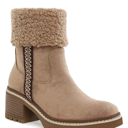 Wooly Faux Fur Boots