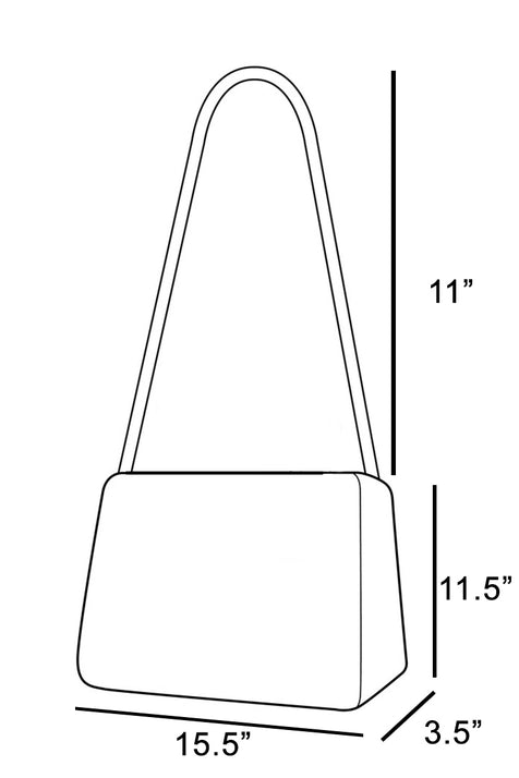 Simple Modern Faux Leather Tote Bag