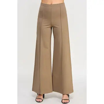 High Waist Contour Wide Leg Pant