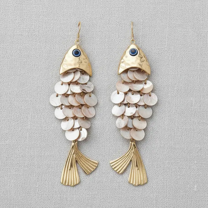 Shell Fish Earrings
