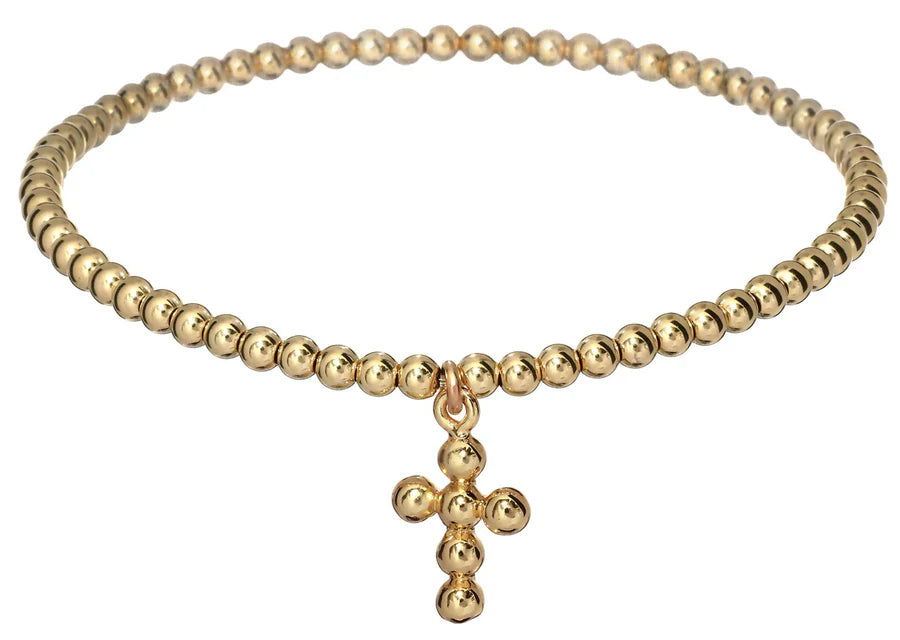 Beaded Cross Bracelet