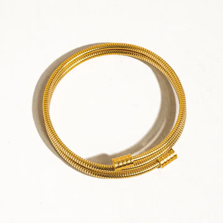 Arnell Snake Gold Bracelet