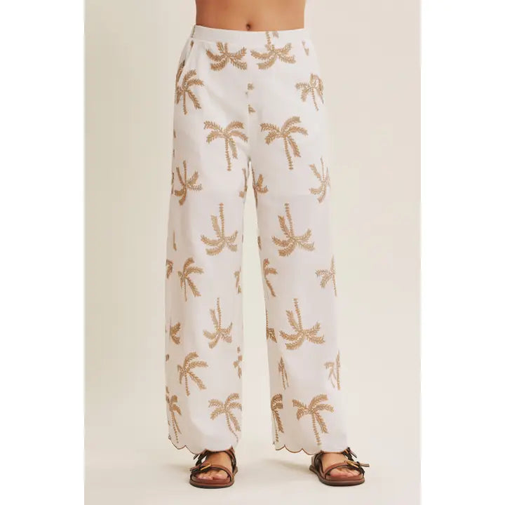 Resort Mood Palm Tree Pants