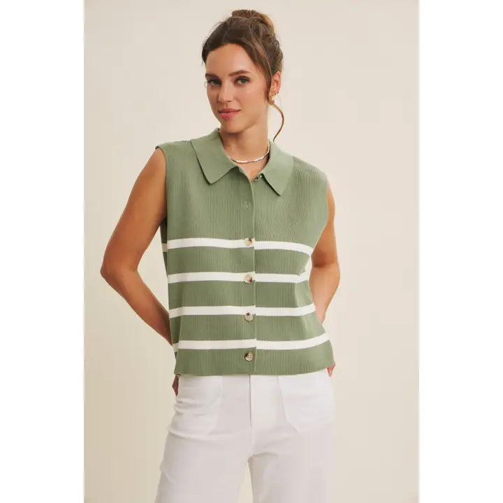 Layering Viscose Sweater Vest