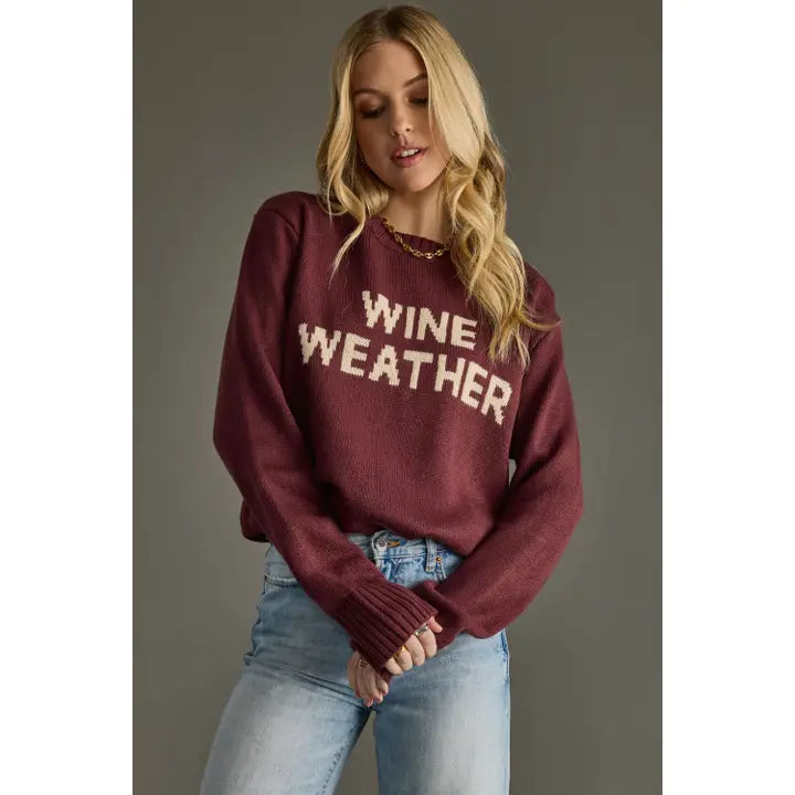 Wine Sweater