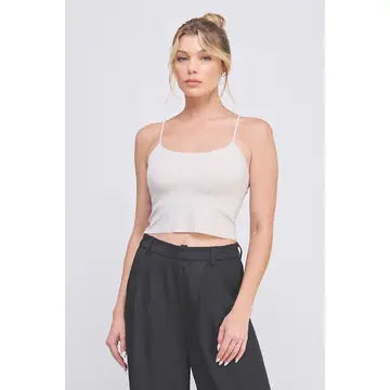 Smooth Rib Bralette Tank